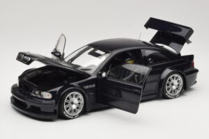 BMW M3 E46 GTR Street Carbon Black Minichamps 1:18 80430152552 Metalas - nuotrauka 2 iš 8