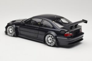 BMW M3 E46 GTR Street Carbon Black Minichamps 1:18 80430152552 Metalas - nuotrauka 7 iš 8