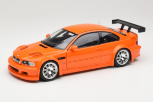 BMW M3 E46 GTR Street Oranžinis Minichamps 1:18 100012106 Metalas
