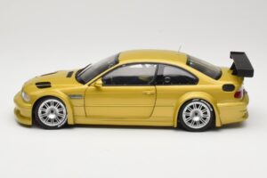 BMW M3 E46 GTR Street Phoenix Yellow Minichamps 1:18 80430309444 Metalas - nuotrauka 4 iš 8
