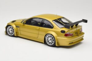 BMW M3 E46 GTR Street Phoenix Yellow Minichamps 1:18 80430309444 Metalas - nuotrauka 7 iš 8