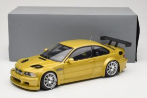 BMW M3 E46 GTR Street Phoenix Yellow Minichamps 1:18 80430309444 Metalas - nuotrauka 8 iš 8