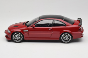 BMW M3 E46 GTR Street Raudonas Kyosho 1:18 08507R Metalas - nuotrauka 4 iš 8