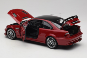 BMW M3 E46 GTR Street Raudonas Kyosho 1:18 08507R Metalas - nuotrauka 5 iš 8