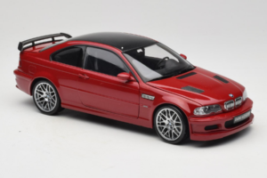 BMW M3 E46 GTR Street Raudonas Kyosho 1:18 08507R Metalas - nuotrauka 6 iš 8