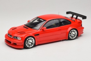 BMW M3 E46 GTR Street Raudonas Minichamps 1:18 100012101 Metalas