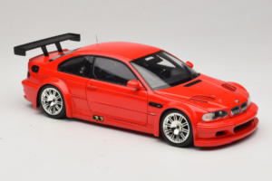 BMW M3 E46 GTR Street Raudonas Minichamps 1:18 100012101 Metalas - nuotrauka 6 iš 8
