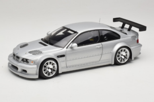 BMW M3 E46 GTR Street Sidabrinis Minichamps 1:18 100012100 Metalas