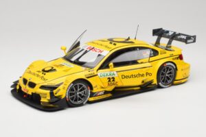 BMW M3 E92 #22 T. Glock BMW Team MTEK DTM 2013 Minichamps 1:18 100132222 Metalas - nuotrauka 2 iš 8
