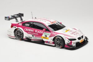 BMW M3 E92 DTM #16 BMW Team RMG A. Priaulx 2013 Minichamps 1:18 100132216 Metalas - nuotrauka 6 iš 8