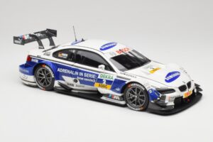 BMW M3 E92 #2 D. Werner BMW Team Schnitzer DTM 2013 Minichamps 1:18 100132202 Metalas - nuotrauka 6 iš 8