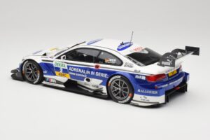 BMW M3 E92 #2 D. Werner BMW Team Schnitzer DTM 2013 Minichamps 1:18 100132202 Metalas - nuotrauka 7 iš 8