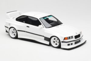 BMW M3 GTR E36 Khyzyl Saleem Alpine Baltas Otto 1:18 OT1051 Derva - nuotrauka 4 iš 6