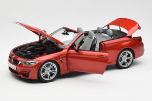 BMW M4 F83 Kabrioletas Sakhir Oranžinis Paragon 1:18 PA-97111 Metalas - nuotrauka 2 iš 8