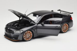 BMW M4 F82 GTS Mineral Grey Metallic Minichamps 1:18 110025222 Metalas - nuotrauka 2 iš 8