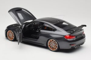 BMW M4 F82 GTS Mineral Grey Metallic Minichamps 1:18 110025222 Metalas - nuotrauka 5 iš 8