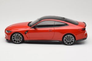 BMW M4 F82 Imola Red Metallic Minichamps 1:18 155020121 Metalas - nuotrauka 3 iš 6