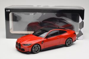 BMW M4 F82 Imola Red Metallic Minichamps 1:18 155020121 Metalas - nuotrauka 6 iš 6