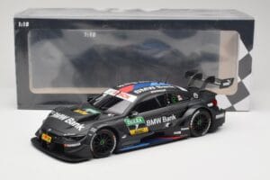 BMW M4 F82 #7 BMW Team RBM B. Spengler DTM 2018 Minichamps 1:18 155182807 Metalas - nuotrauka 6 iš 6