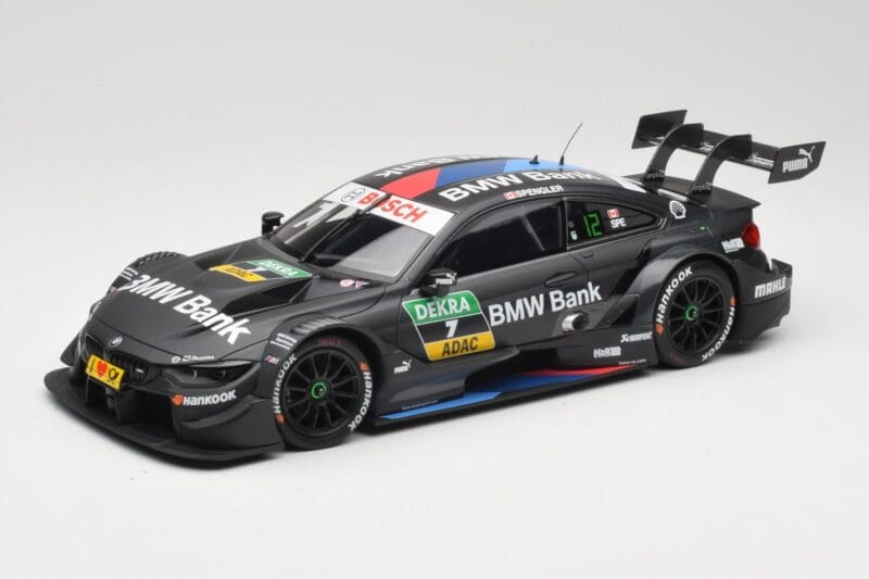 BMW M4 F82 #7 BMW Team RBM B. Spengler DTM 2018 Minichamps 1:18 155182807 Metalas