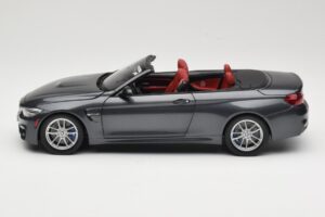 BMW M4 F83 Kabrioletas Mineral Grey Paragon 1:18 80432339610 Metalas - nuotrauka 4 iš 8
