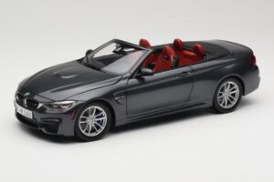 BMW M4 F83 Kabrioletas Mineral Grey Paragon 1:18 80432339610 Metalas