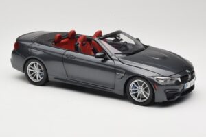 BMW M4 F83 Kabrioletas Mineral Grey Paragon 1:18 80432339610 Metalas - nuotrauka 6 iš 8