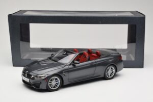 BMW M4 F83 Kabrioletas Mineral Grey Paragon 1:18 80432339610 Metalas - nuotrauka 8 iš 8