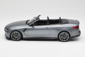 BMW M4 G82 Kabrioletas Grey Metallic Minichamps 1:18 155021034 Metalas - nuotrauka 3 iš 6