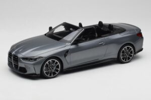 BMW M4 G82 Kabrioletas Grey Metallic Minichamps 1:18 155021034 Metalas