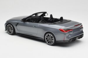 BMW M4 G82 Kabrioletas Grey Metallic Minichamps 1:18 155021034 Metalas - nuotrauka 5 iš 6