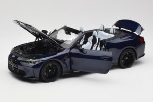 BMW M4 G82 Kabrioletas Mėlynas Metallic Minichamps 1:18 110021031 Metalas - nuotrauka 2 iš 8