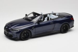 BMW M4 G82 Kabrioletas Mėlynas Metallic Minichamps 1:18 110021031 Metalas