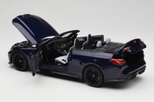 BMW M4 G82 Kabrioletas Mėlynas Metallic Minichamps 1:18 110021031 Metalas - nuotrauka 5 iš 8