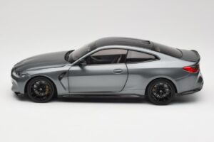 BMW M4 G82 Pilkas Metallic Minichamps 1:18 113020124 Metalas - nuotrauka 4 iš 8