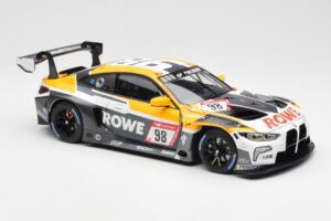 BMW M4 G82 GT3 Rowe Racing #98 ADAC 24 Hours Nürburgring 2022 Minichamps 1:18 113222098 Metalas - nuotrauka 6 iš 8