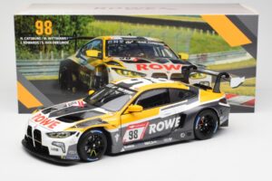 BMW M4 G82 GT3 Rowe Racing #98 ADAC 24 Hours Nürburgring 2022 Minichamps 1:18 113222098 Metalas - nuotrauka 8 iš 8
