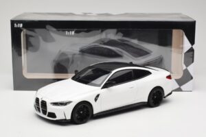 BMW M4 G82 Baltas Minichamps 1:18 155020122 Metalas - nuotrauka 6 iš 6