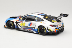 BMW M4 GT3 #46 V. Rossi / A. Farfus / M. Martin Team WRT 12 Hours of Bathurst 2023 Minichamps 1:18 113232146 Metalas - nuotrauka 7 iš 8