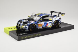 BMW M4 GT3 Team WRT #46 V. Rossi / A. Al-Harthy / M. Martin DNF 24 Hours of Le Mans 2024 Minichamps 1:18 113242446 Metalas - nuotrauka 3 iš 8