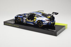 BMW M4 GT3 Team WRT #46 V. Rossi / A. Al-Harthy / M. Martin DNF 24 Hours of Le Mans 2024 Minichamps 1:18 113242446 Metalas - nuotrauka 5 iš 8