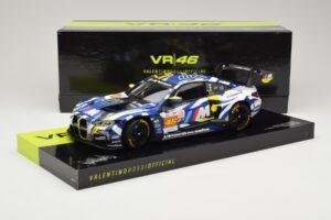 BMW M4 GT3 Team WRT #46 V. Rossi / A. Al-Harthy / M. Martin DNF 24 Hours of Le Mans 2024 Minichamps 1:18 113242446 Metalas - nuotrauka 8 iš 8