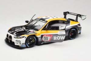 BMW M4 GT3 #98 M. Wittmann / S. van der Linde Rowe Racing ADAC 24h Nurburgring 2023 Minichamps 1:18 113232098 Metalas - nuotrauka 2 iš 8