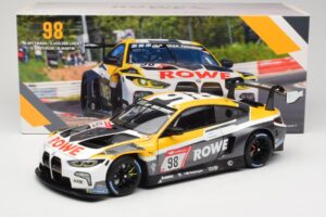 BMW M4 GT3 #98 M. Wittmann / S. van der Linde Rowe Racing ADAC 24h Nurburgring 2023 Minichamps 1:18 113232098 Metalas - nuotrauka 8 iš 8