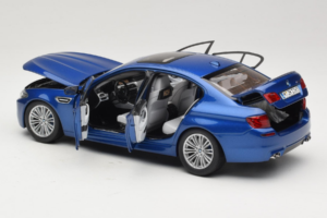 BMW M5 F10 Monte Carlo Blue Paragon 1:18 80432186352 Metalas - nuotrauka 5 iš 8