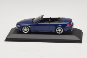 BMW M6 E64 Kabrioletas Blue Metallic Minichamps 1:43 BMW017 Metalas