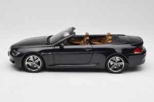 BMW M6 E64 Kabrioletas Sapphire Black Kyosho 1:18 80430417424 Metalas - nuotrauka 5 iš 9