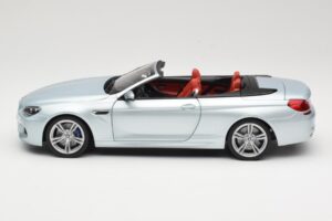 BMW M6 F12 Kabrioletas Silverstone Silver Paragon 1:18 8043225656 Metalas - nuotrauka 4 iš 8
