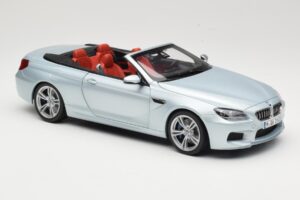 BMW M6 F12 Kabrioletas Silverstone Silver Paragon 1:18 8043225656 Metalas - nuotrauka 6 iš 8