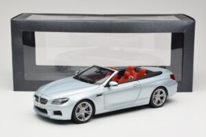 BMW M6 F12 Kabrioletas Silverstone Silver Paragon 1:18 8043225656 Metalas - nuotrauka 8 iš 8